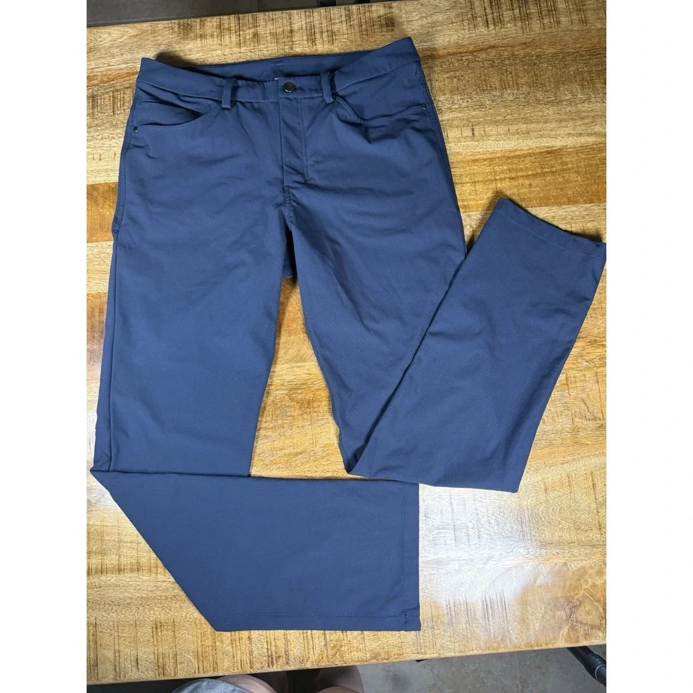 Lululemon ABC Pants Mens 32x30 True Navy 5 Pocket Stretch Casual Golf